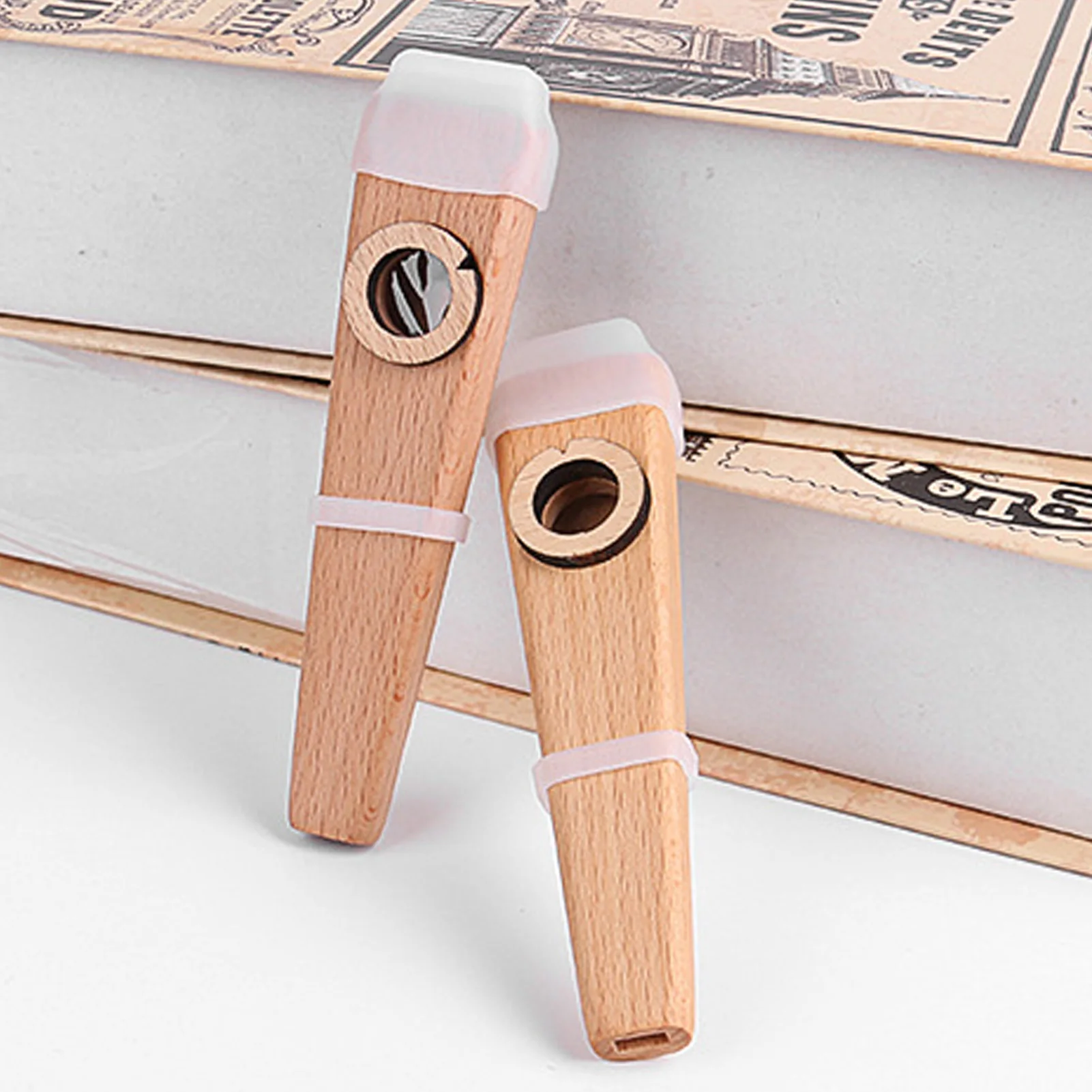 Solid Wood Kazoo Flute Classic Musical Instruments Accessories For Beginner Classic Musical Instruments Harmonica Flutes For