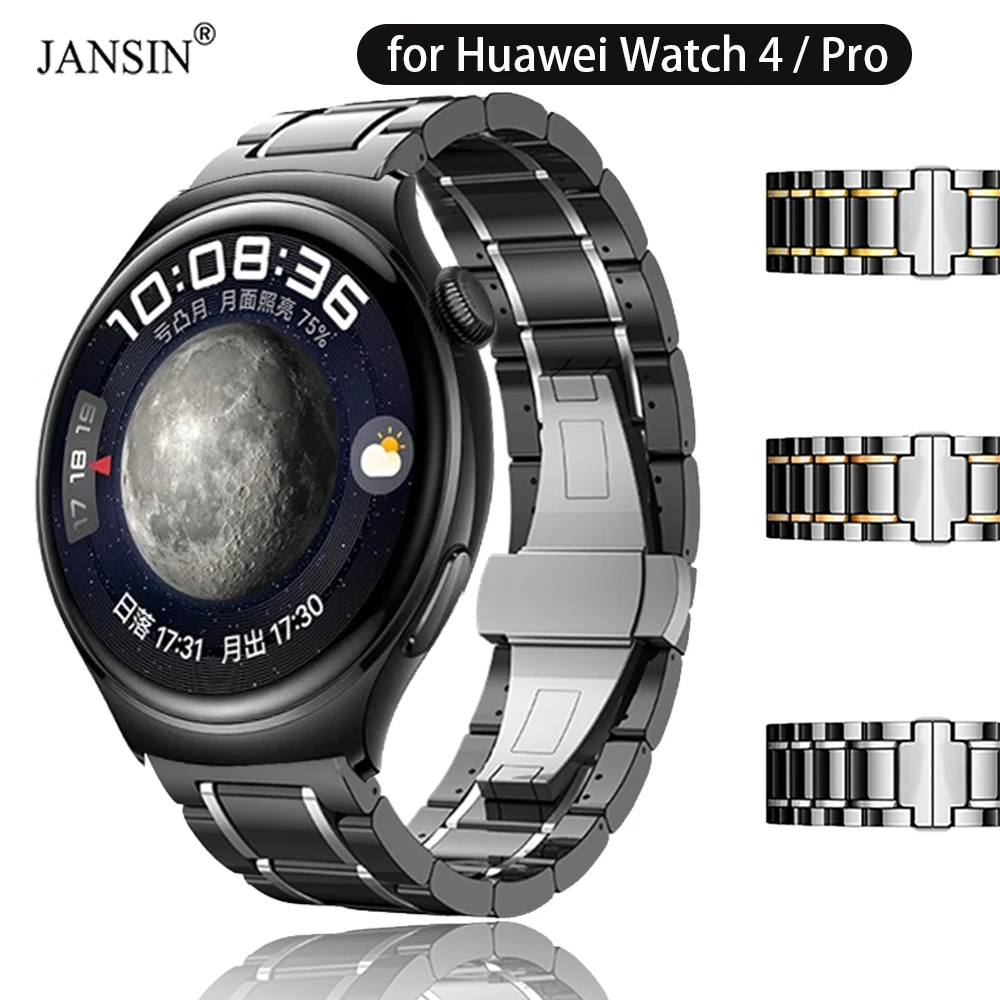 

Ceramics Bracelet for Huawei Watch 4 Pro Strap Wristband for Huawei 4 Pro Smartwatch Band watchband Replacement Accessories