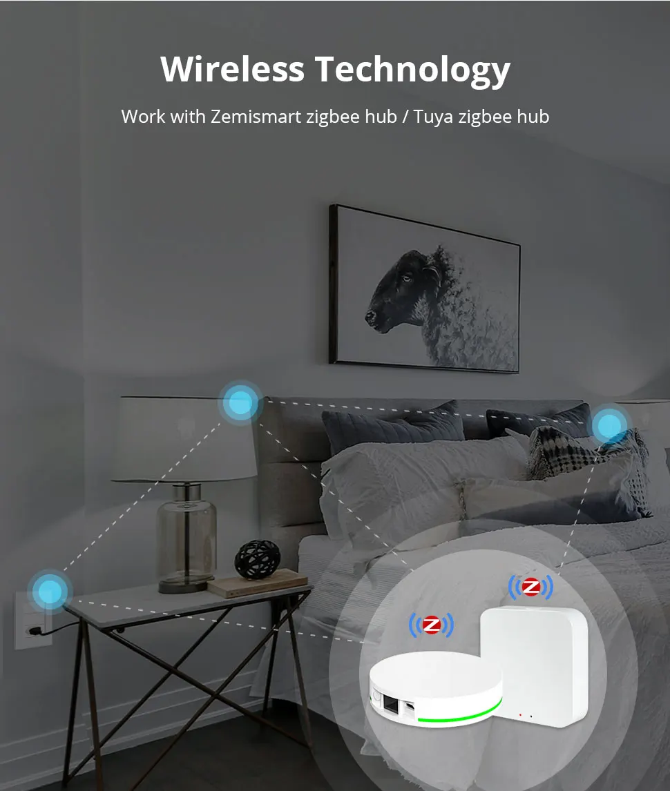 20A Zigbee Smart Brazil Socket with Two Push Light Switch Brazilian Wall Outlet