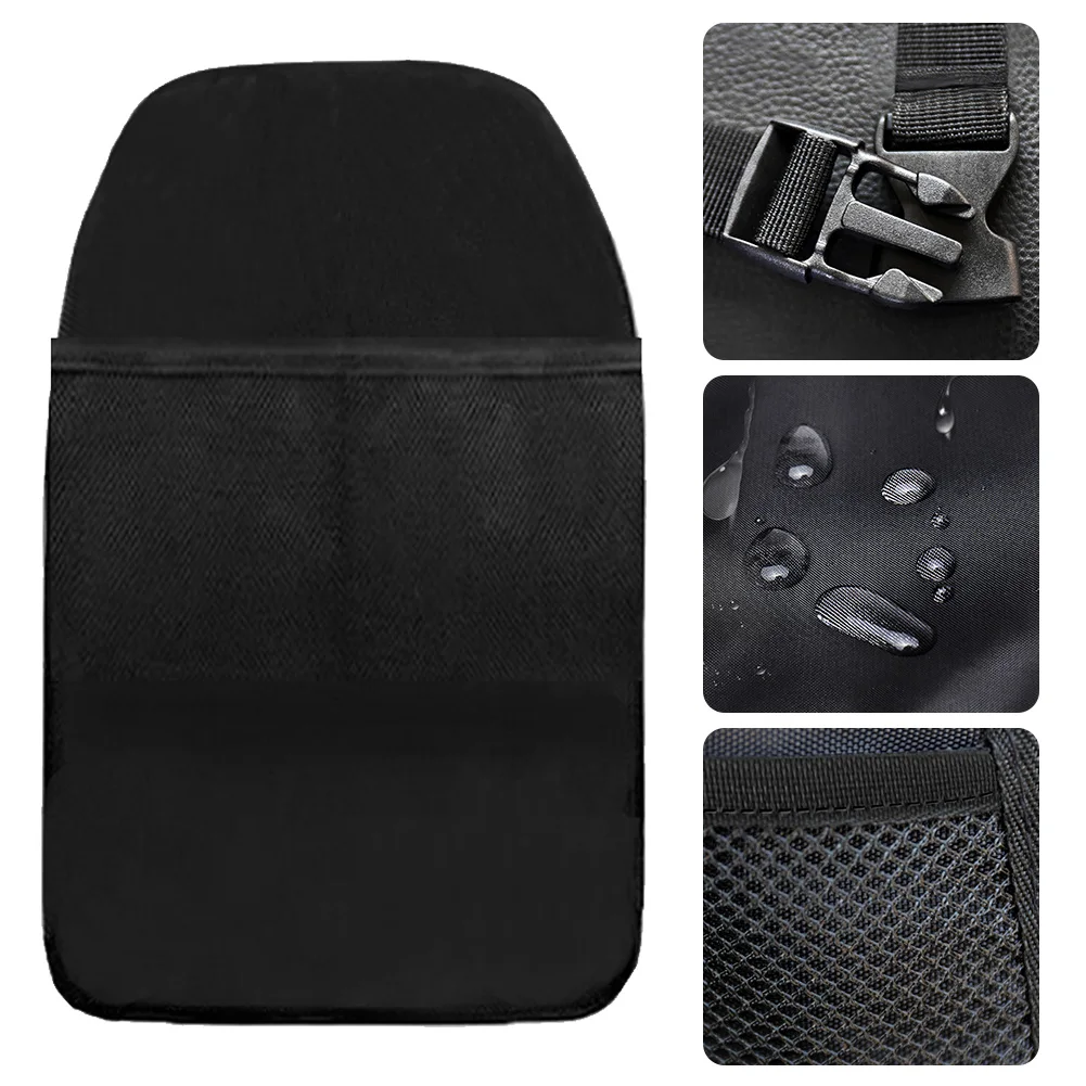 Anti Kick Mats Cushion Anti Mud Dirt Seat Back Protective Cover Waterproof Auto Seat Back Protector Mat Car Interior Accessories