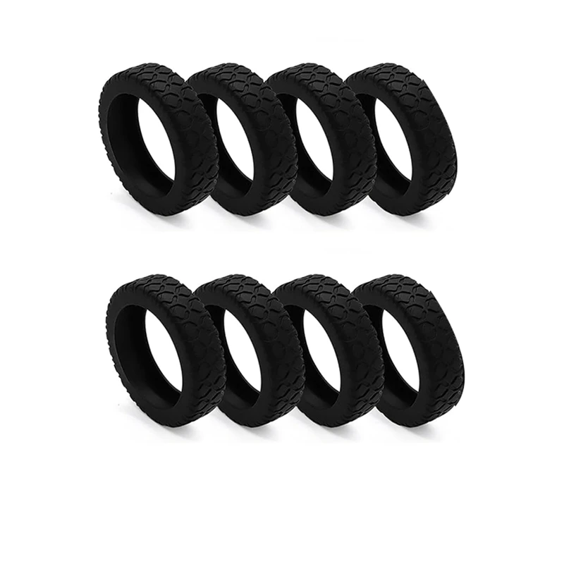 A74P-8Pcs Suitcases Wheel Covers,Silicone Luggage Compartment Wheel Cover For Most 8 Spinner Wheels