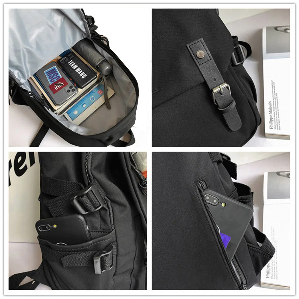 Game Genshin Impact Buer Nahida Backpack Black Student School Book Bags Teenage Kids Travel Bagpack Shoulder Fashion Bags Gift