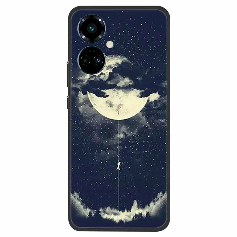 Tecno Camon 19 Shockproof Soft Silicone TPU Back Cover - Cute Design