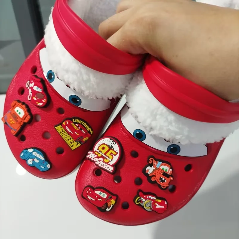 Cotton Slippers - Lightweight Non Slip Winter Slippers With Cartoon Print For Kids & Adults