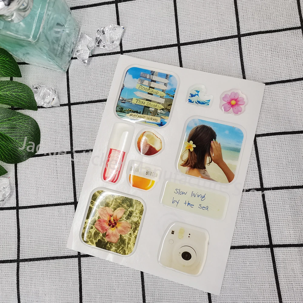 Transfer Sticker Watch Dial Sticker Phone Case Dome Epoxy Sticker Ipad Label Resin Shapes