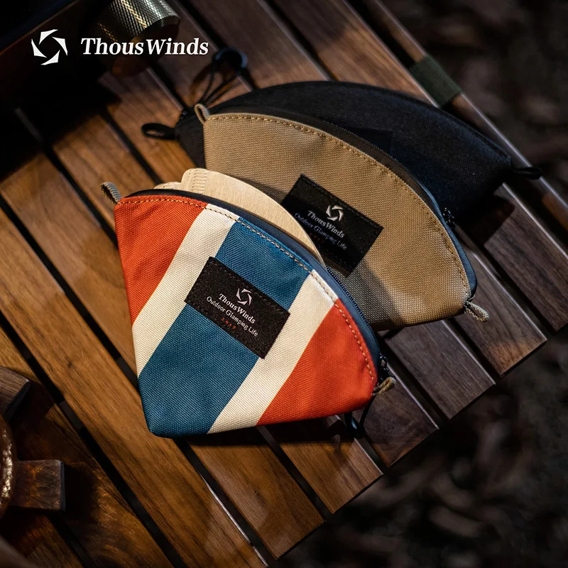 Thous Winds-Bolsa de almacenamiento de papel de café portátil para acampada, organizador de cocina al aire libre, suministros multifuncionales para acampada