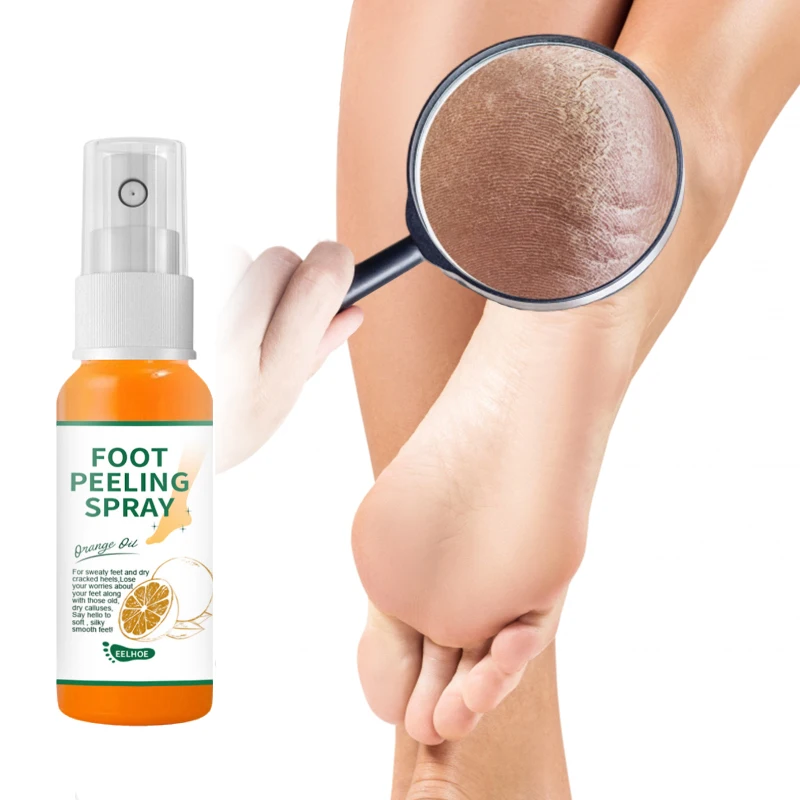 30ml Foot Exfoliator Softener Remove Dead Skin Calluse Foot Mask Anti-Cracked Heel Enhancer Nail Pedicure Elbow Knee Exfoliation усилитель загара nourishing intensive tan enhancer for sun exposed skin