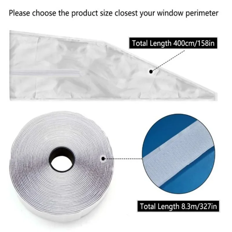 Sliding Doors Windows Seals Wind Seals Mobile Air Conditioning Sealing Mobile Air Conditioning Baffles Soft Cloth Accessories 6
