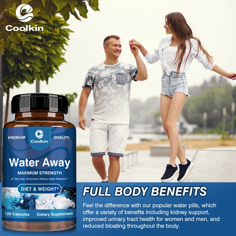 Natural Diuretic Water Away Capsules-Diuretic, Relieves Bloating, Supports Fluid Balance