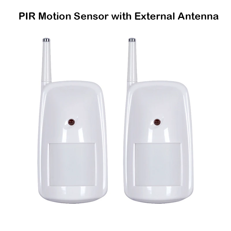 

2pcs 433MHz Focus PIR Motion Sensor with External Antenna 110° 12M vs Tamper Switch Anti-pet for Alarm ST-VGT , ST-IIIB, HA-VGW