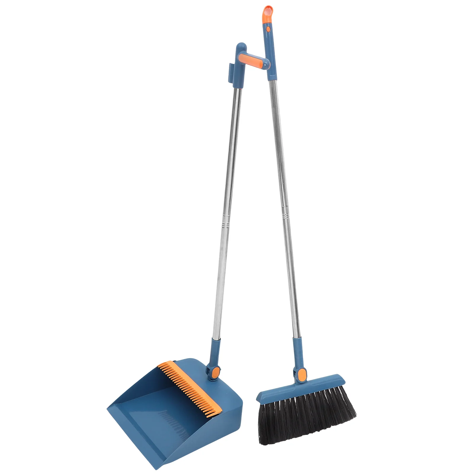 

Household Broom Cleaning Dust Pan Long Handle Dustpans Stable Stainless Steel Kit Tool Home