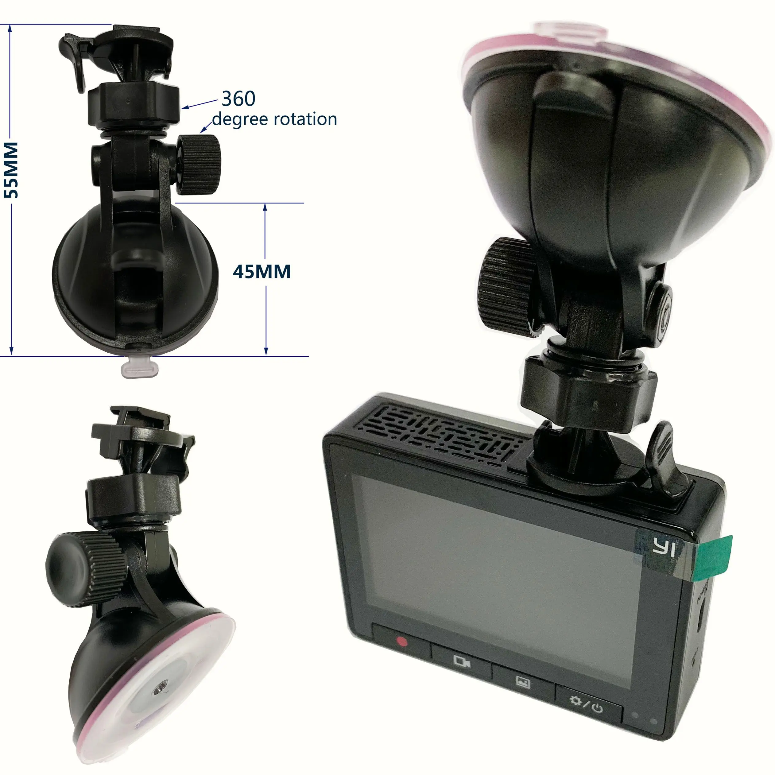 Per Xiaomi Yi Car Dvr Holder Staffa Ventosa Originale Per Yi Dash Cam Supporto Per Ventosa Dash Cam Mirror Mount