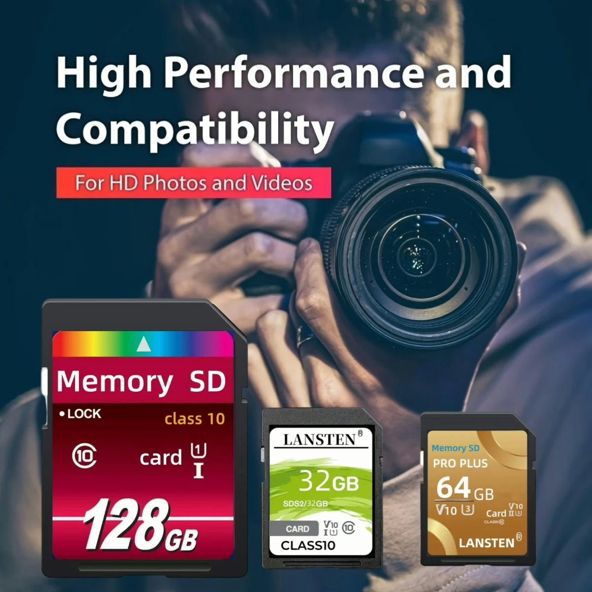 ī޶ 32GB 64GB 128GB ޸ ī  ޸ ī Classe 10 3D 4K V30  뷮