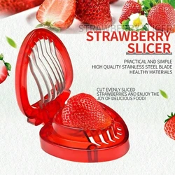 Premium Stainless Steel Multi - Functional Slicer (Strawberry Slices)