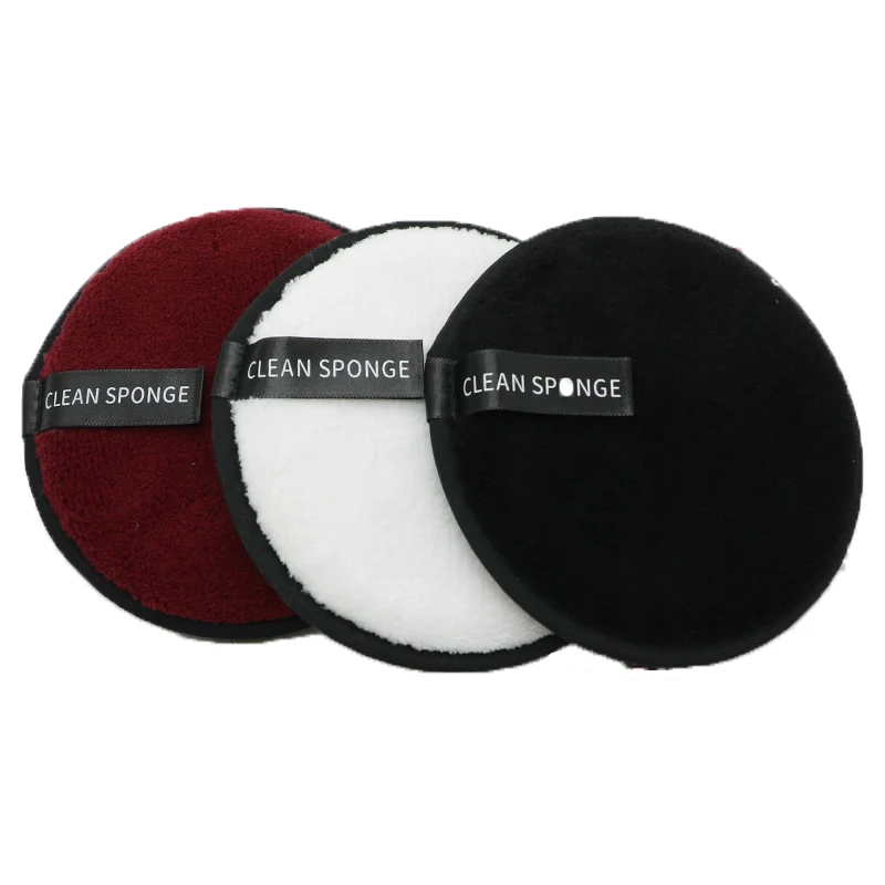 Makeup remover pads OGEYERO Reusable Makeup Remover Pads Cotton Wipes Microfiber Make Up Removal Sponge Cotton Cleaning Pads Tool