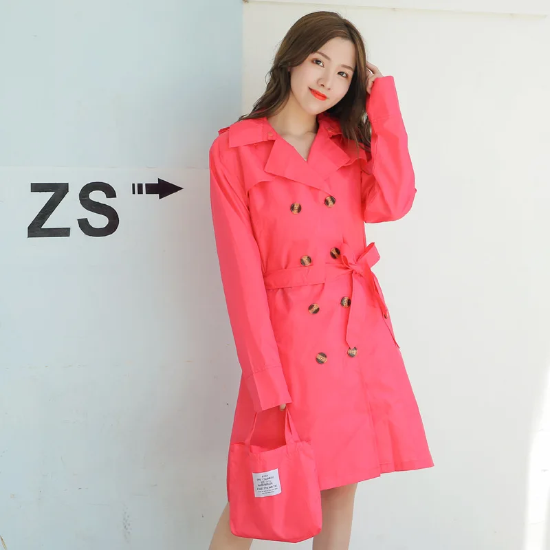 Summer Raincoat With Pocket Waterproof 
