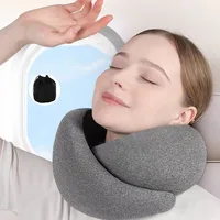 U Shape Memory Foam Neck Pillow Snail Travel Neck Pillows Portable Cervical Vertebra Airplanes Noon Break Pillow Relax 1