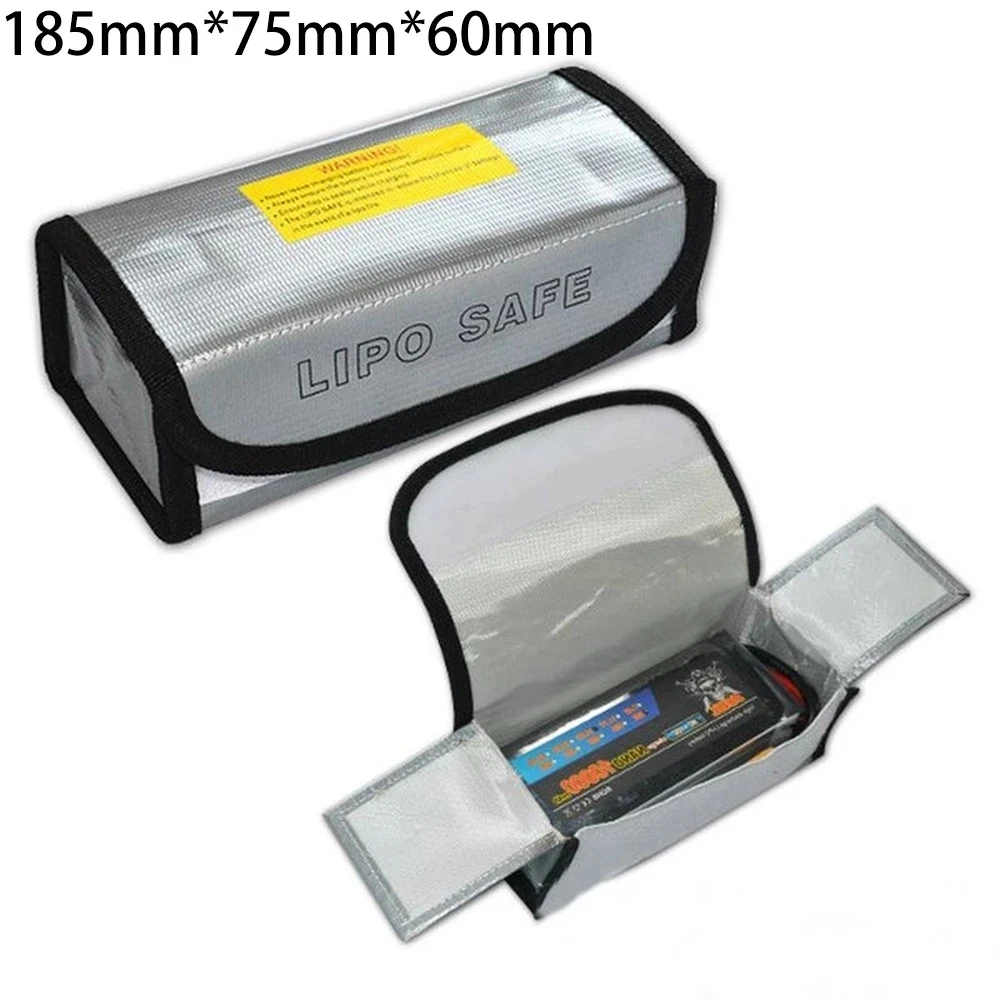 Gros plan sur une batterie drone 3.7V 125x64x50mm, étiquette et dimensions affichées.