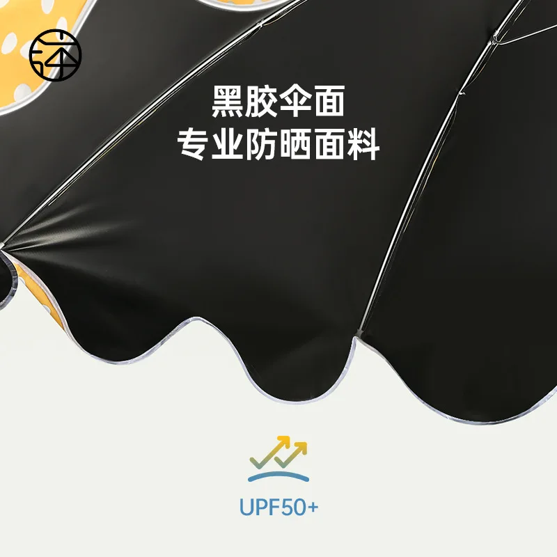 1.6M Polka Dot Outdoor Sun Umbrella Large Commercial Stall Advertising Beach Camping Courtyard Sun Protection B & B