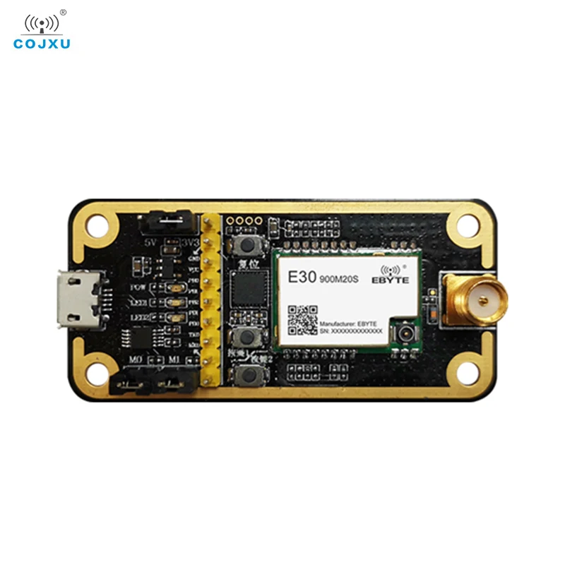 USB to TTL Test Board for E30-900M20S Module Development Evaluation TXEN Control With Rubber Anttenna Easy Use E30-900MBL-01 5pcs qfn56 qfn64 transfer board adapter pcb pinboard smd to dip56 dip64 dip pin ic test plate 0 5mm 2 54mm pitch converter socke