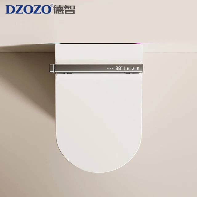 S006 Automatic Flush Light Sensor Remote Control Heated Intelligent Smart Toilet with Warm Seat