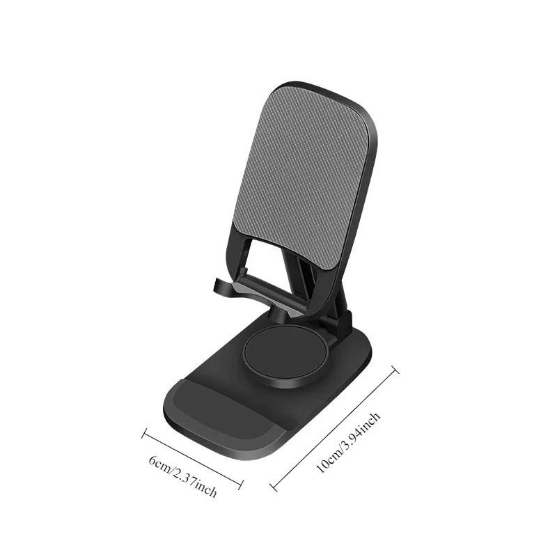 Cell Phone Stand Desktop Rotatable Live Broadcast Video Conference Shooting for Cell Phone Tablet Computer 360 ° Lifting Support