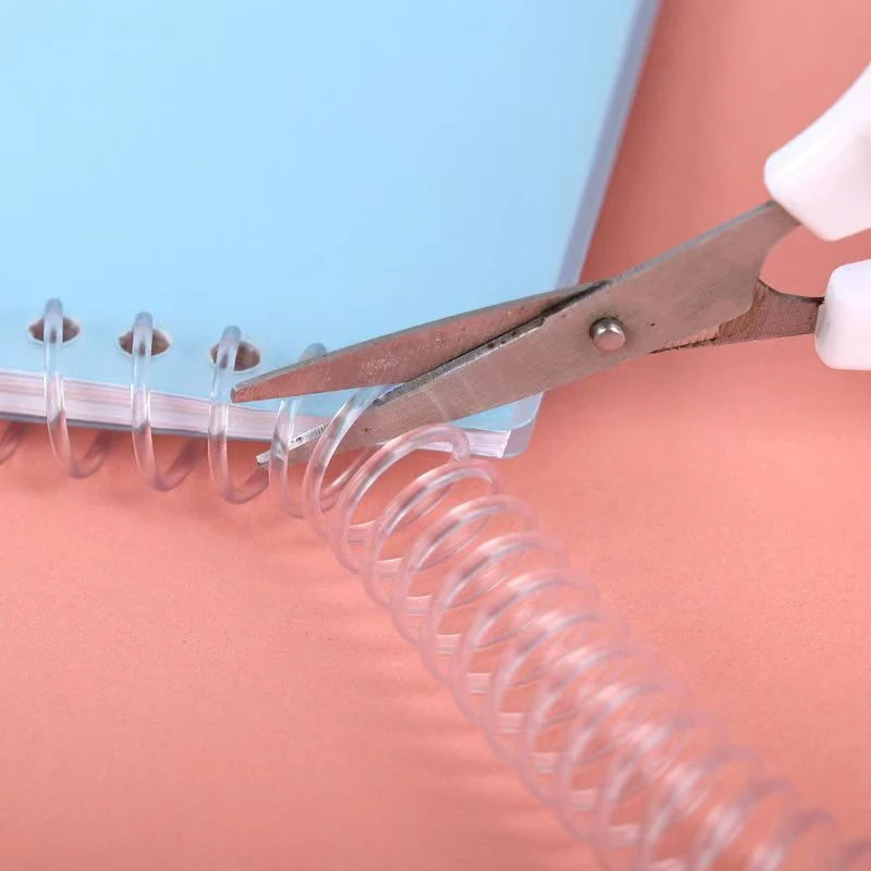 5pcs/Lot A4 Detachable Buckle Loose-Leaf Sprial Binding Strip 34-Hole Round Hole Coil Ring DIY Book Plastic Binder School Office
