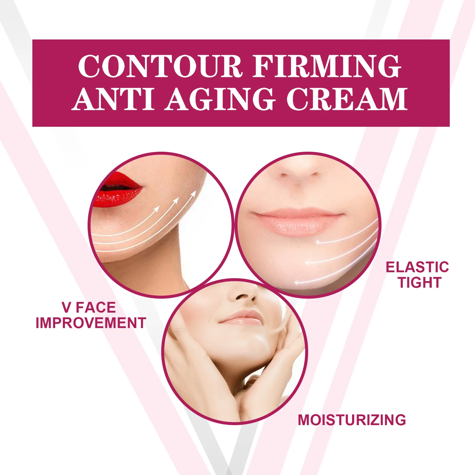 Slimming Face Cream Facial Lifting V Shape Firming Anti-aging Improve Double Chin Masseter Muscle Moisturizing Beauty_voghion.com