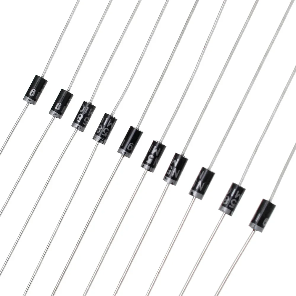 Rectifier Diode Set 1N4148 1N4007 1N5819 1N5399 1N5408 1N5822 FR107 FR207 Fast Switching Schottky Diode Resistor Kit 100pcs/lot