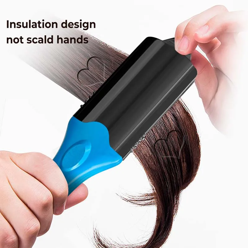 Popular Straightener With 3D Image Hair Print Iron And 5 Different Pattern Shaped Boards For Curly Hair Styling Tools 5