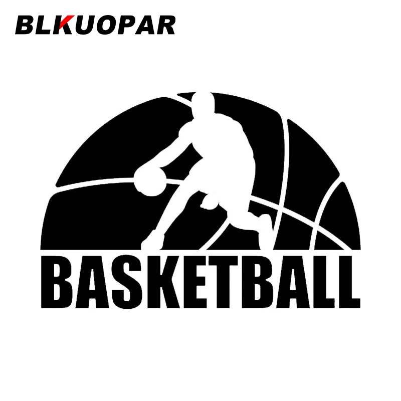 

BLKUOPAR Basketball Silhouette Player Car Stickers Personality Decal Graphics Refrigerator Surfboard Car Decoration