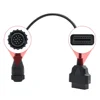 NEW Suitable for Mercedes/Benz 14Pin To 16Pin Automatic Diagnostic Tool Connector Adapter Cable OBD2 Scanner  Circular Socket 3