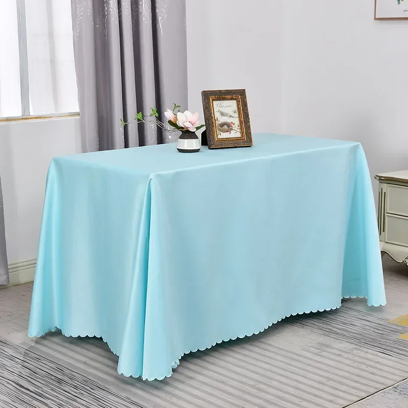 

2024 Household waterproof, scald resistant, oil resistant, and washable tablecloth rectangular