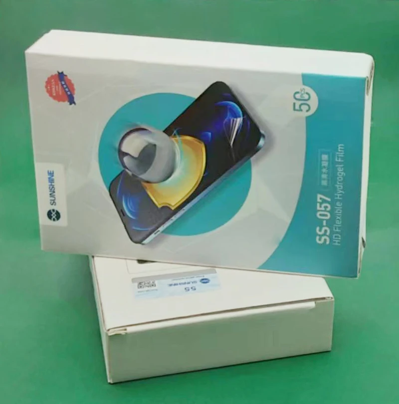 

Sunshine Флюоресцентный экран для телефона из мягкой HD-пленки 057H 057A, гибкий гидрогелевый лист, режущий станок, плоттер QR-код 55 дюймов