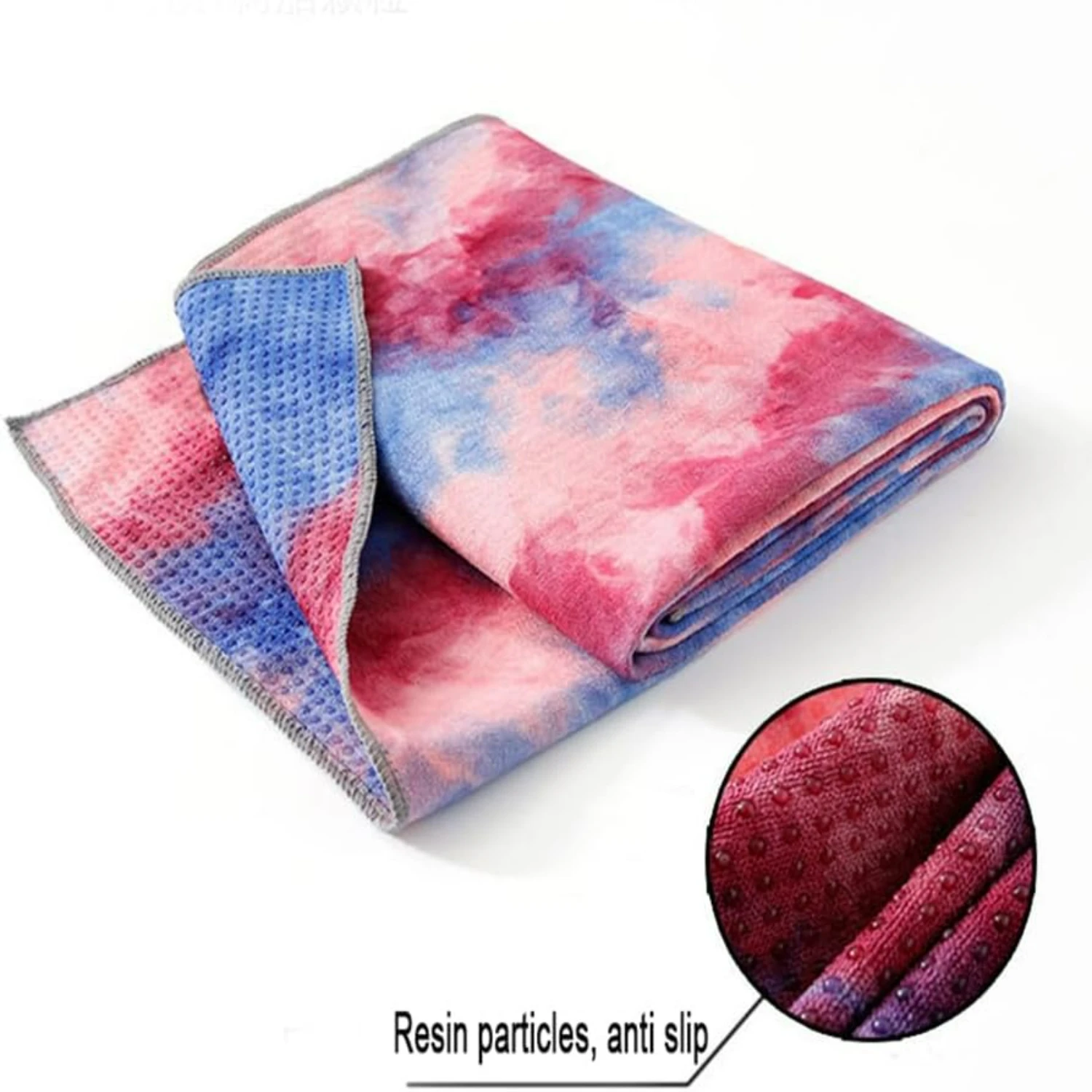 Yellow Washable Microfiber Non Slip Yoga Towel for Hot Yoga Mat Cover, Light Weight and Absorbent Than Other Brands, Perfect for