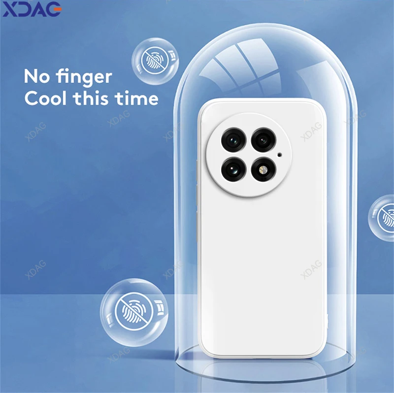Premium Liquid Silicone Phone Case with Lens Protection - Classic Back Cover Accessory