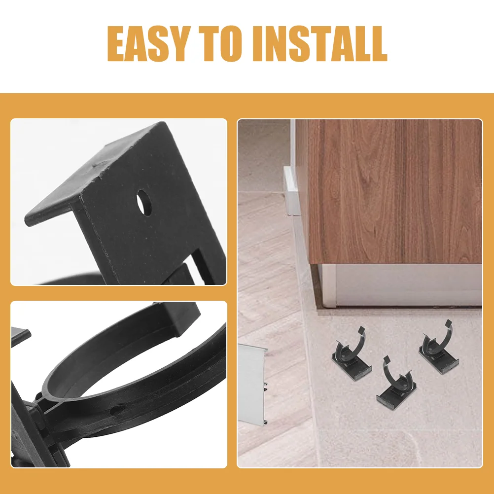 Kitchen Cabinet Toe Kick Clips 12 Sets Kitchen Cabinet Toe Kicks Furniture Leg Plinth Clips Skirting Board Trims Bracket
