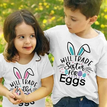 Kids Funny Easter Bunny Shirt 1