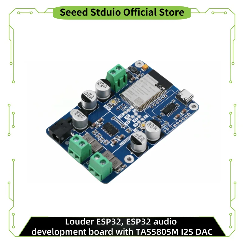 Louder ESP32, ESP32 audio development board with TAS5805M I2S DAC ...