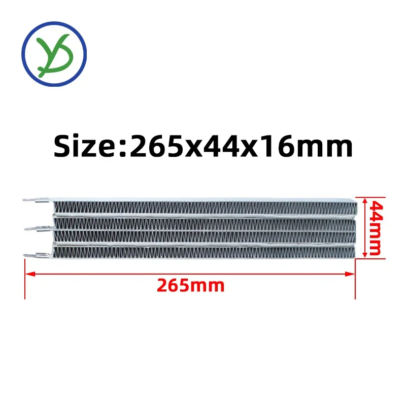 220V 2000W PTC ceramic air heater AC DC clothes dryer Electronic Components 242B2 265*44*16mm