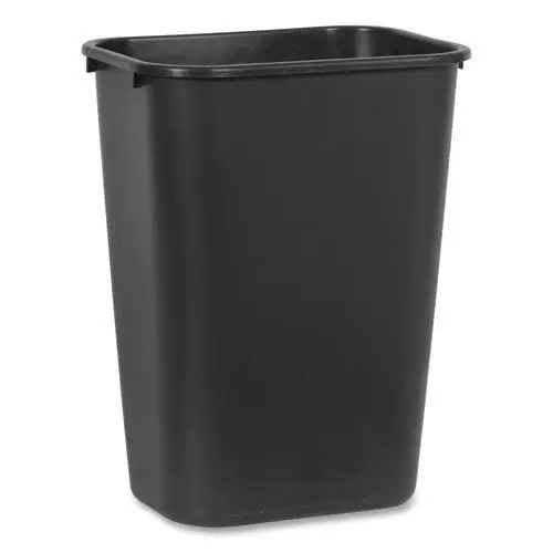 

RCP295700BK, 41 QT Large Deskside Wastebasket, 1 Each, Black Garbage can Trash can Small trash can Trash bags Kitchen trash can