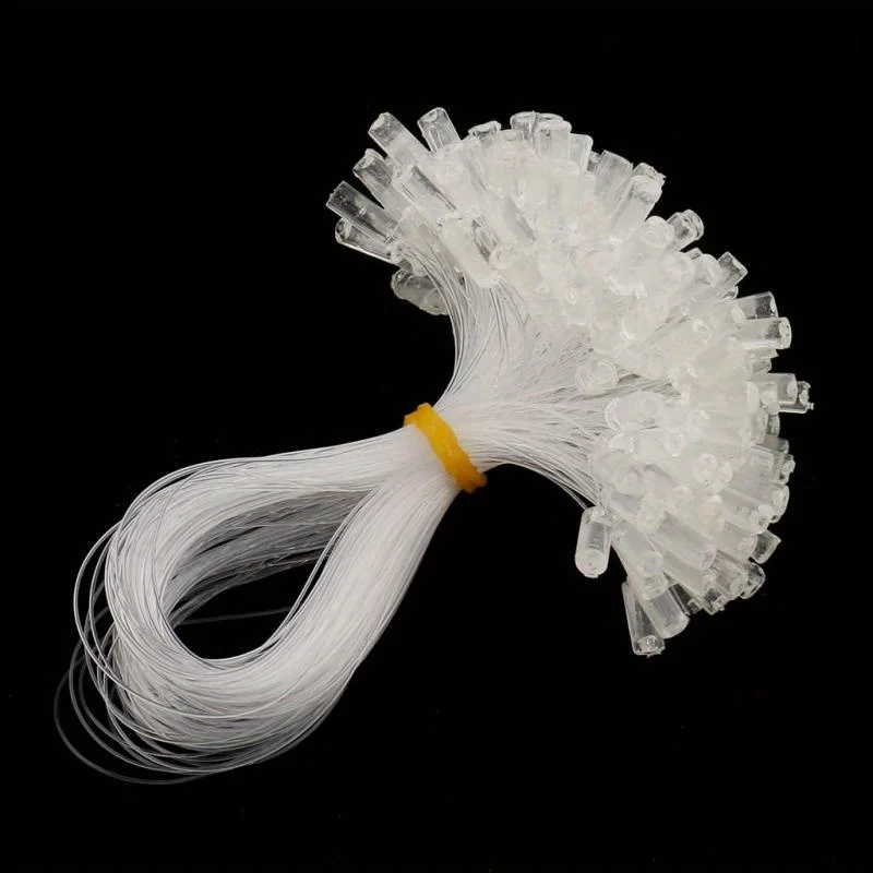 100개 투명 마이크로 링 루프 이지 풀링 스레드 마이크로 링 헤어 익스텐션 도구 헤어 익스텐션 링 및 버클