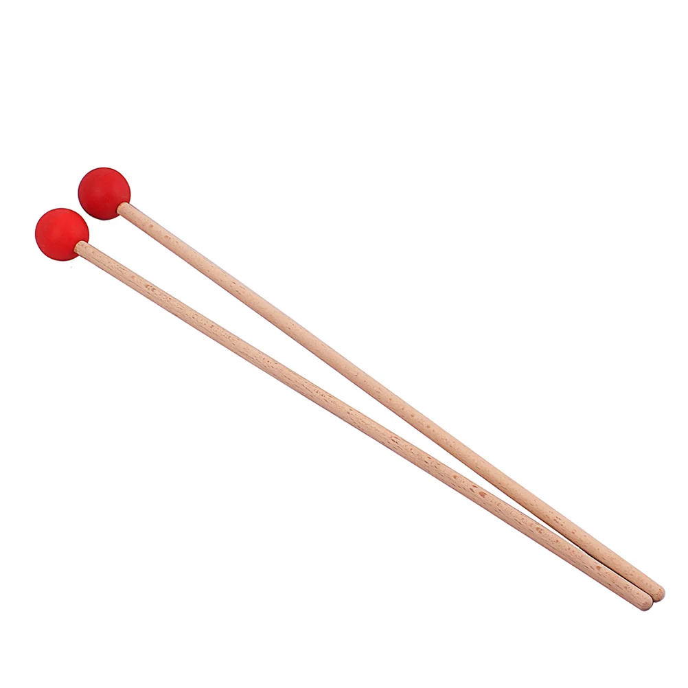 1 Paio Di Cinturini Timpani Timpani Feltro Mazzuolo A Percussione Mazze Campane Accessori Per Strumenti Musicali A Percussione Rosso