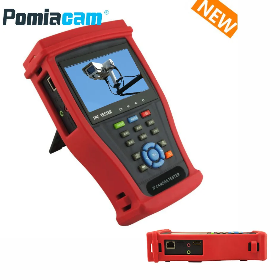 IPC4300MCADHS plus CCTV monitor camera tester 8MP TVI CVI 5MP AHD SDI support HDMI IN+Digital Multimeter+Cable tracer 9800 plus 4k h 265 h 264 cctv tester monitor 8mp cvi tvi ahd sdi analog ip camera tester multimeter tdr cable tracer optional