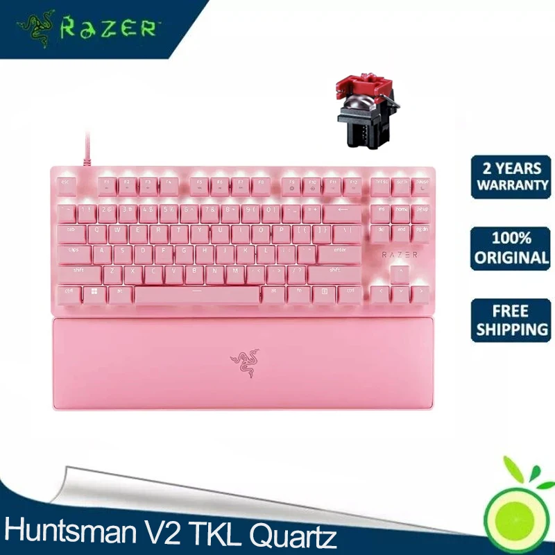 Razer Huntsman V2 Tenkeyless - Linear Optical Switch - US - Quartz