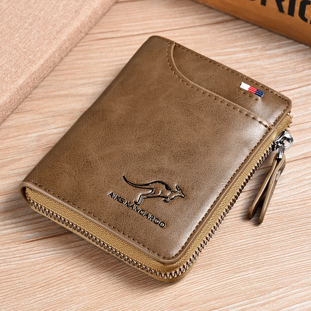 3PCS Waterproof RFID Blocking Leather Wallet ID Purse Men's Cash Credit Card Holder