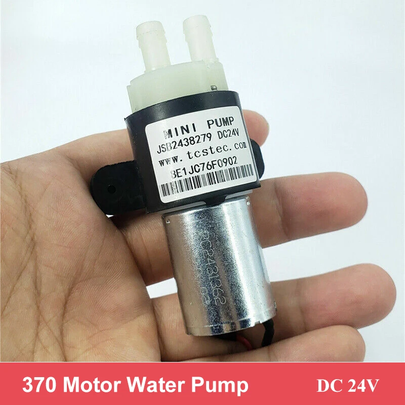 TCS JSB243827 DC 24V Micro 27mm 370 Motor Mini Water Pump Diaphragm Self Priming Pump Small Suction Pressure liquid transfer pump