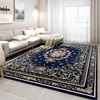 Living Room Carpets American Flower Print Light Luxury Soft Coffee Table Rug Large Area Fluffy Bedroom Bedside Mat Alfombra 양탄자 2