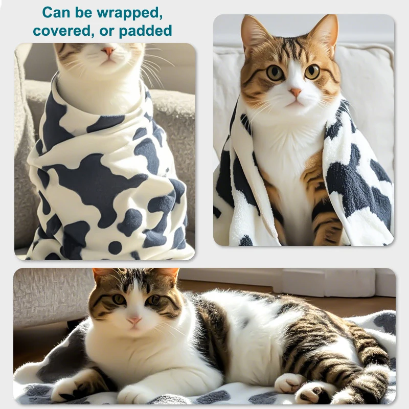 Cat Fixed Cloth Cat Grooming Soft Restraint Bag Nail Clipping Injections Anti Escape Anti Bite Pet Self-adhesive Wrap