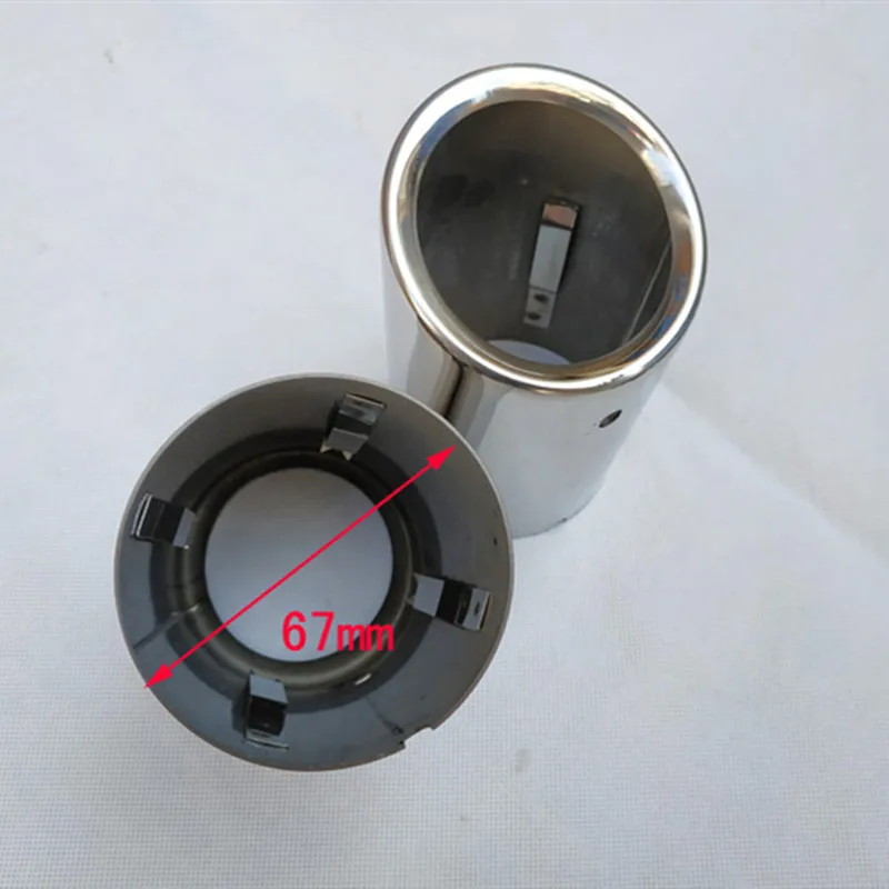 Exhaust Muffler Tip Stainless Steel For volkswagen vw golf 6 mk6 1.4 TSI